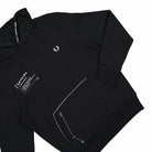 Fred Perry Printed Hooded Sweatshirt Black Hoodies Detailfoto | Overkill