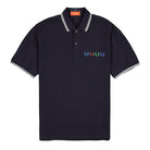 Fred Perry Beams x Fred Perry Twin Tipped Polo Shirt Indigo Night Polo Shirts SM8020-K12 | Overkill
