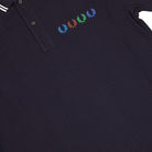 Fred Perry Beams x Fred Perry Twin Tipped Polo Shirt Indigo Night Polo Shirts Close-up | Overkill