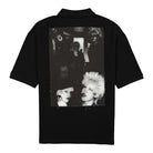 Fred Perry Raf Simons x Fred Perry Oversized Print Polo Shirt Black Polo Shirts Material | Overkill