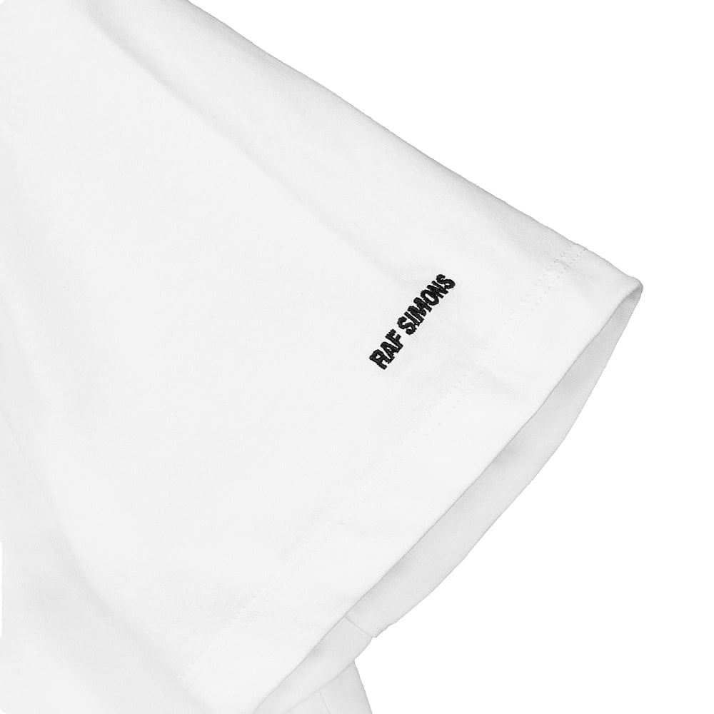 Fred Perry Raf Simons x Fred Perry Laurel Wreath Pin T-Shirt White T-Shirts Detailfoto | Overkill