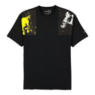 Fred Perry Raf Simons x Fred Perry Printed Panel T-Shirt Black T-Shirts SM9040 | Overkill
