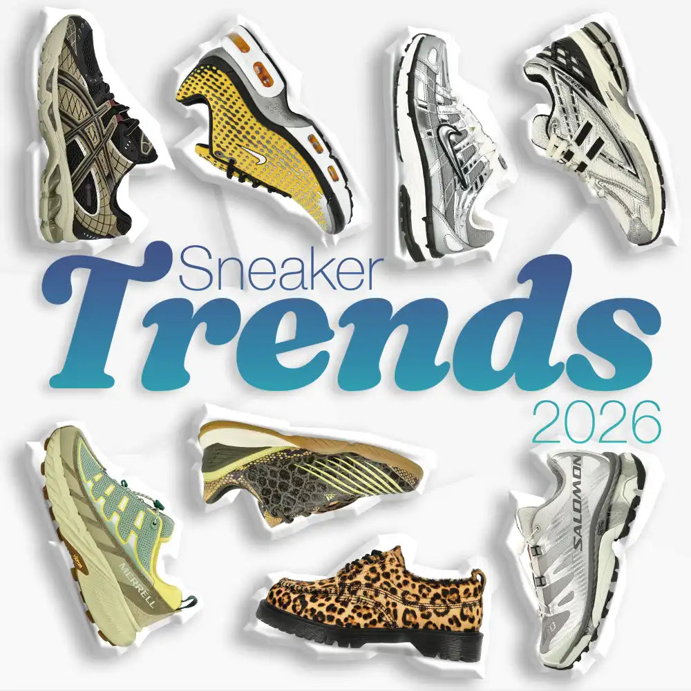 8 Sneaker Trends 2026 Low Profile Y2K Utility Textured Colorful
