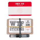 MTN wtf permanent sticker set - hey yo 0 Graffiti Sticker  Material | Overkill