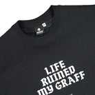 MTN Life Ruined My Graff T-Shirt Black T-Shirts Close-up | Overkill