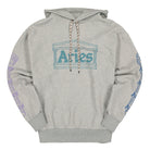 Aries Temple Hoodie Grey Marl Hoodies SQAR20007 | Overkill