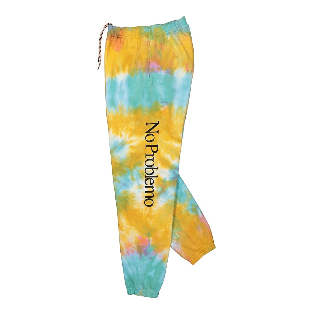 Aries No Problemo Tie Dye Sweatpants Multicolor Sweat & Track Pants Close-up | Overkill