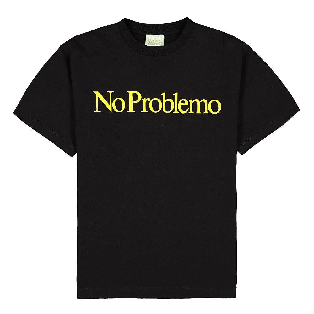 Aries No Problemo Tee Black T-Shirts SQAR60002-005 | Overkill