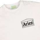 Aries Skate SS Tee White T-Shirts Close-up | Overkill
