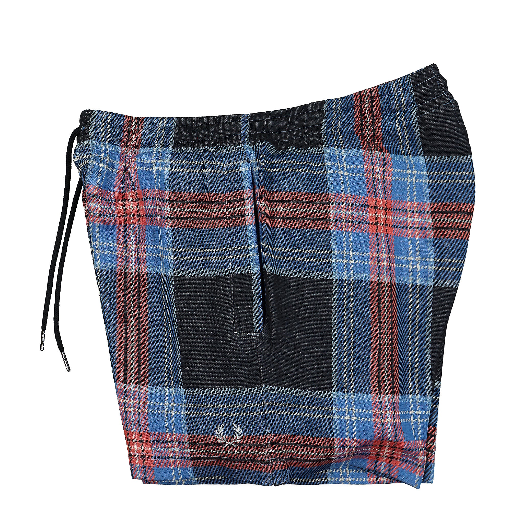 Fred Perry Charles Jeffrey LOVERBOY x Fred Perry Tartan Pique Short Loverboy Tartan Shorts Close-up | Overkill