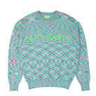 Aries Space Dye No Problemo Knit Aqua Sweatshirts SSAR20019 | Overkill