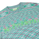 Aries Space Dye No Problemo Knit Aqua Sweatshirts Close-up | Overkill