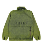 Aries Denim Cargo Jacket Lime Jackets Close-up | Overkill