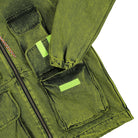 Aries Denim Cargo Jacket Lime Jackets Detail view 1 | Overkill