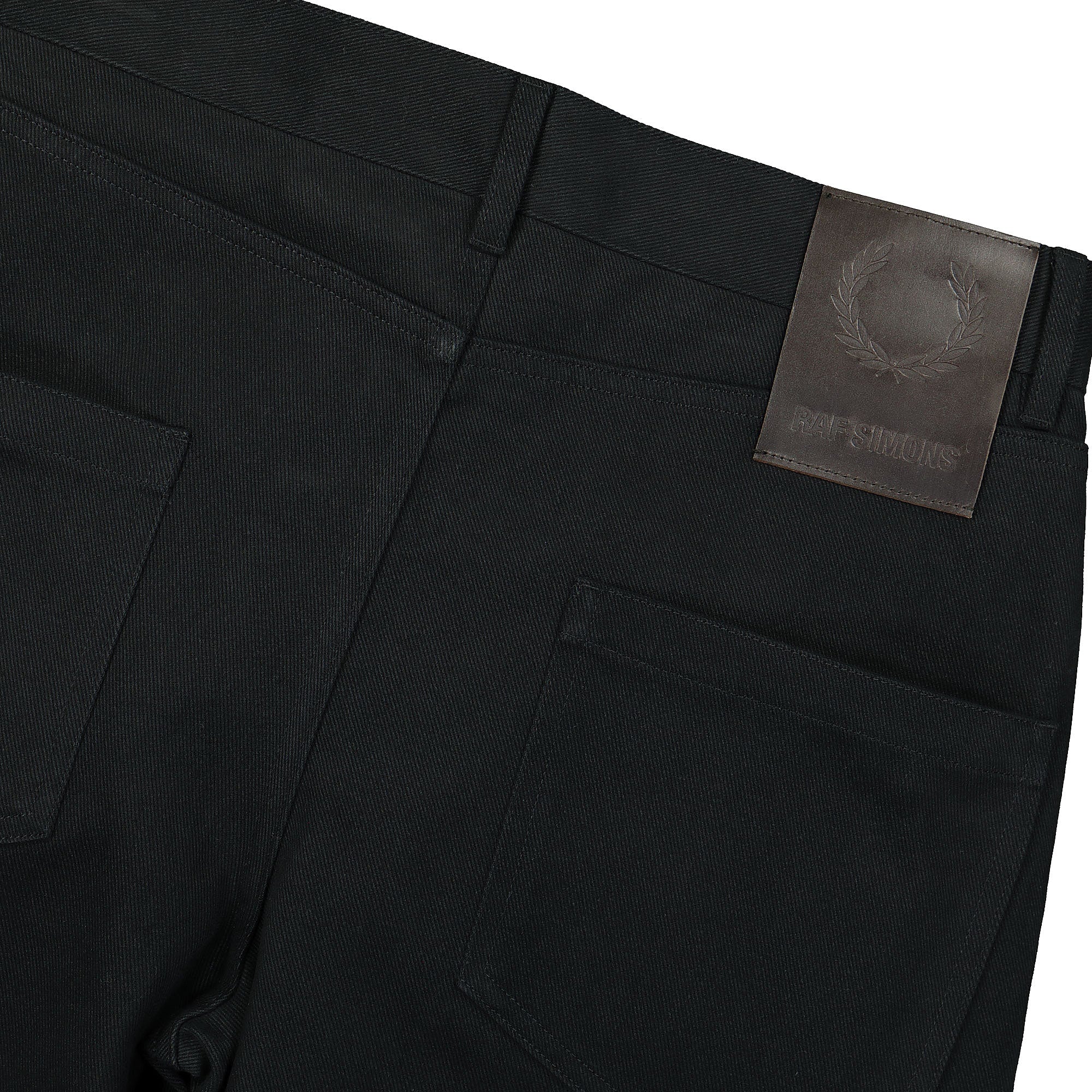 Fred Perry Raf Simons x Fred Perry Raf Straight Leg Trousers Black Casual Pants Detailfoto | Overkill