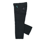 Raf Simons x Fred Perry Brushed Denim Trousers Black Casual Pants Close-up | Overkill