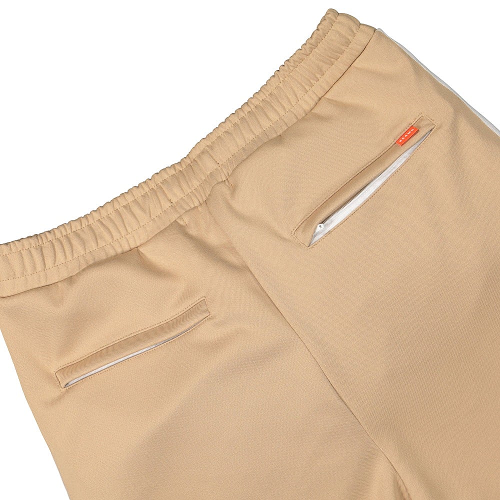 Fred Perry Beams x Fred Perry Embroidered Stirrup Taped Track Pant Camel Sweat & Track Pants Detail view 1 | Overkill