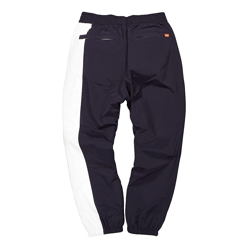 Fred Perry Beams x Fred Perry Embroidered Lauren Wreath Beams Shell Trousers Indigo Night Casual Pants Material | Overkill