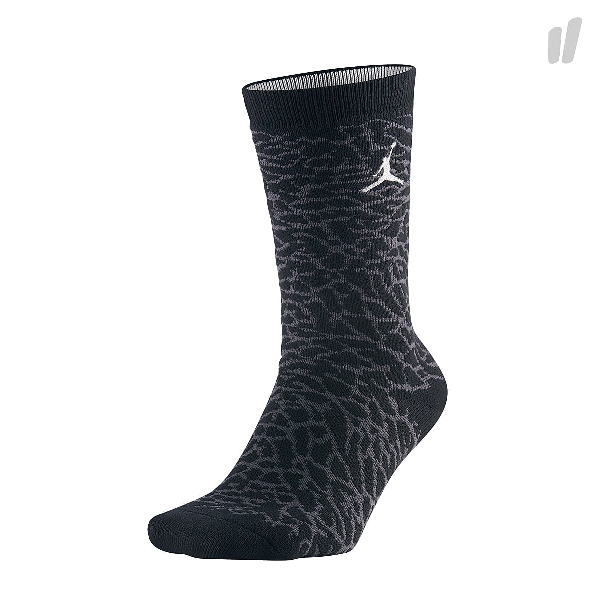 Jordan Air Jordan 3 Crew Socks Black / White Socks SX5342 010 | Overkill