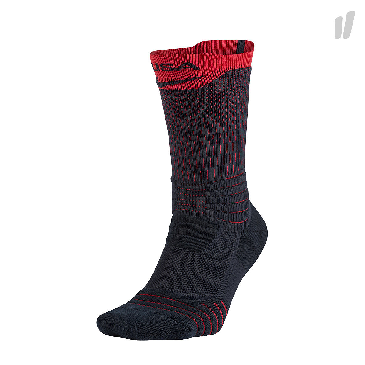 Nike Elite Versatility Crew Basketball Sock Dark Obsidian / University Red Socks SX5454 475 | Overkill
