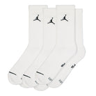 Jordan Everyday Max Crew Socks White / White / White / Black Socks SX5545 100 | Overkill