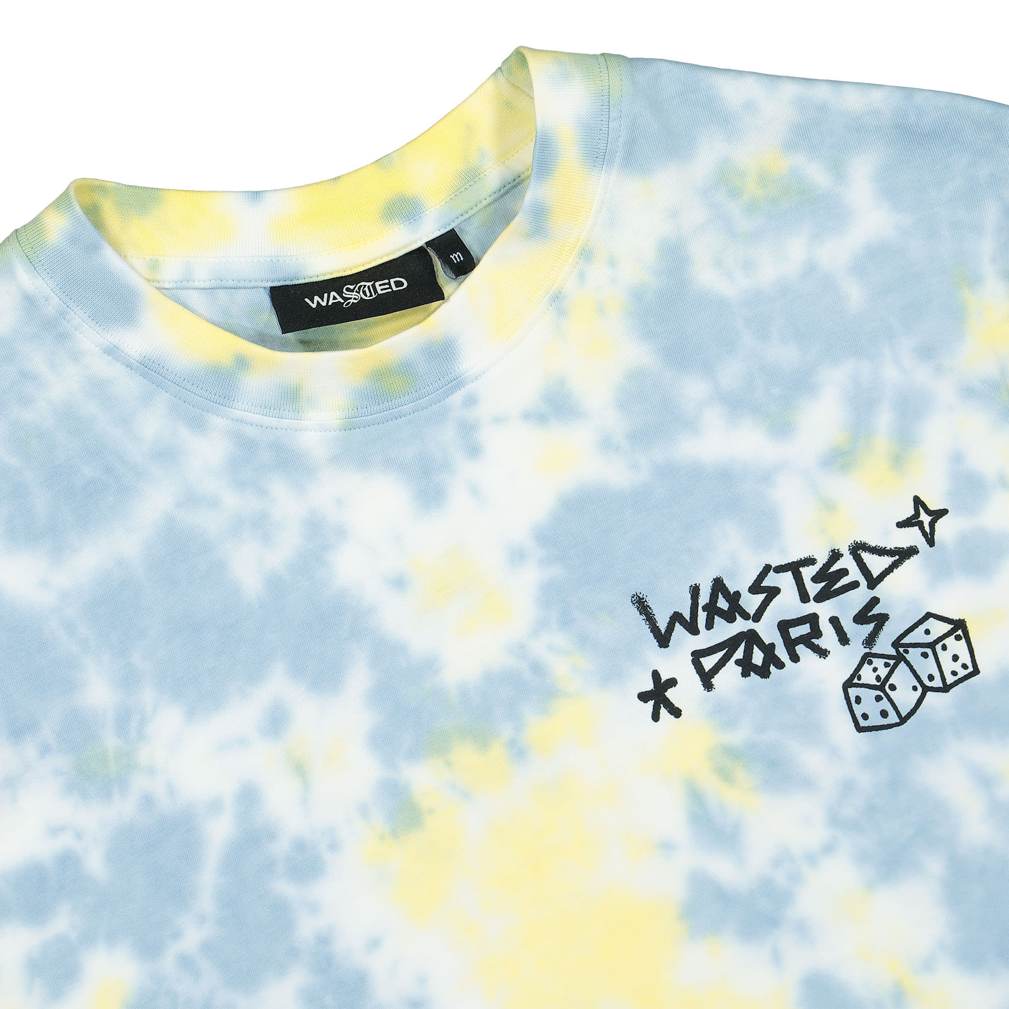 Wasted Paris Locals T-Shirt Blue / Yellow T-Shirts Material | Overkill