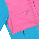 The North Face M Denali Fleece Jacket Acoustic Blue / Festival Pink Fleece Jackets Close-up | Overkill