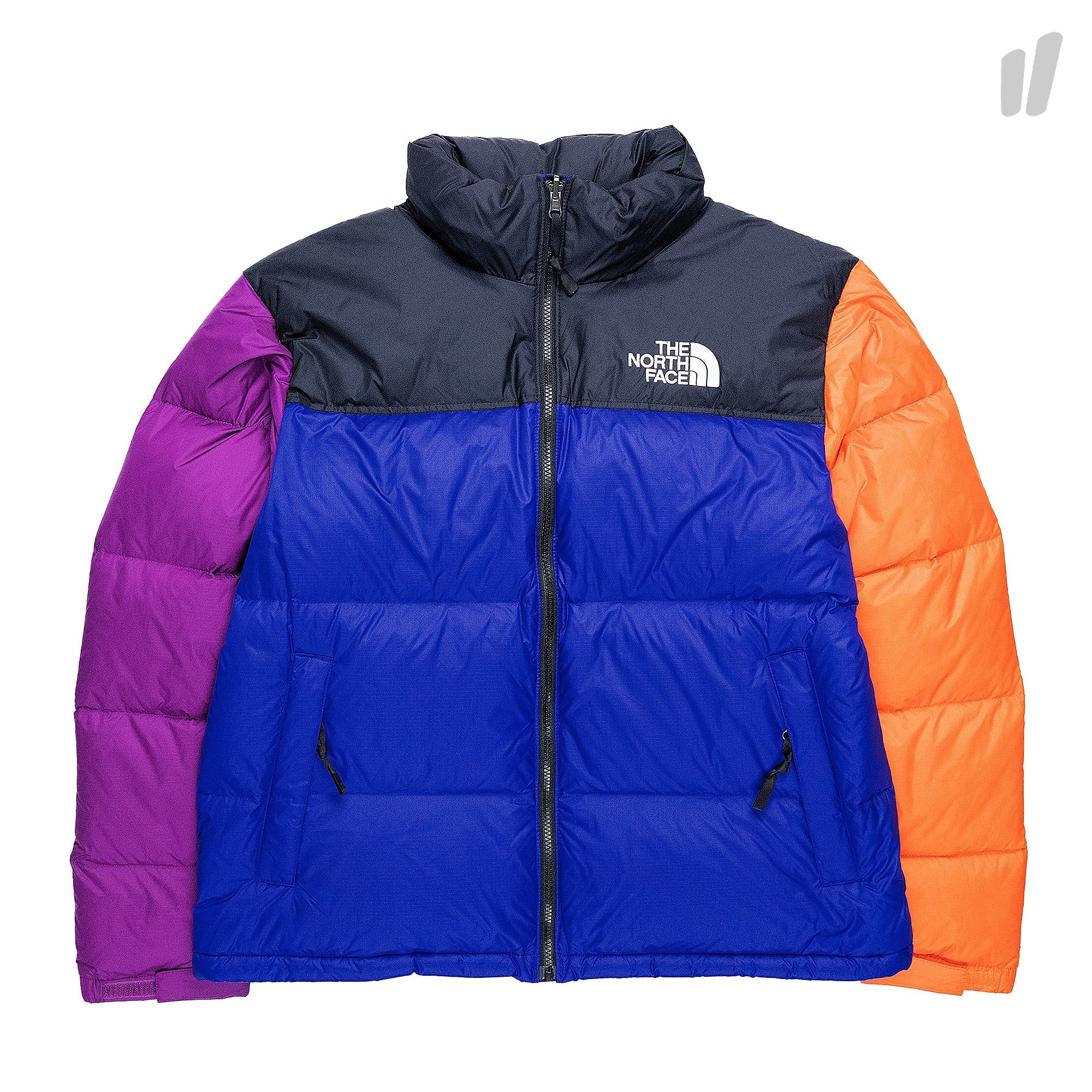 The North Face M 1996 Retro Nuptse Jacket Aztec Blue Rage Combo Puffer Jackets T93C8D9QX | Overkill