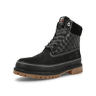 Timberland Heritage 6 in Waterproof Boot Black Nubuck Boots  Close Up | Overkill
