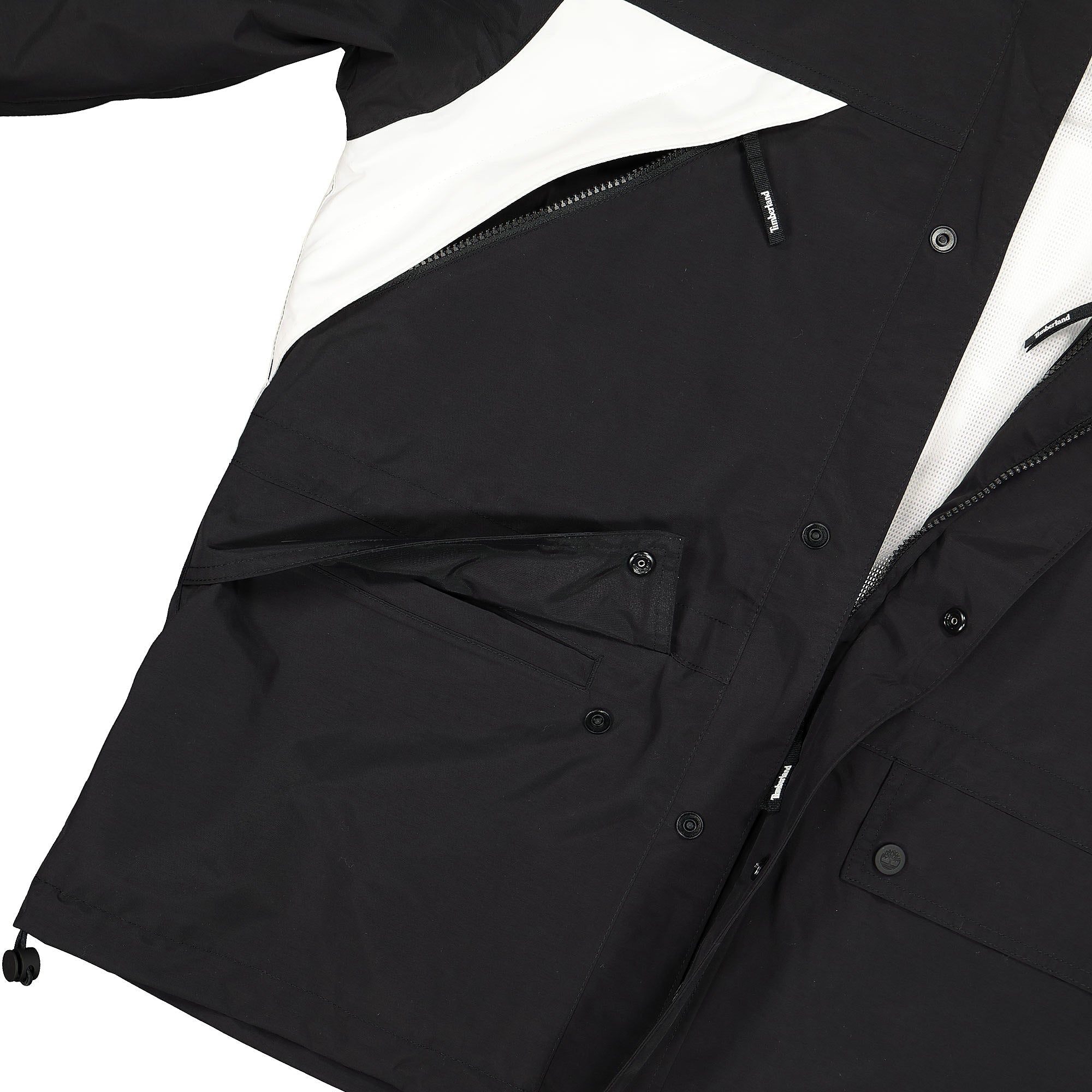 Timberland Mastermind x Timberland MMW Weather Breaker Black Windbreaker Detailfoto | Overkill