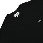 Lacoste Crew Neck Jersey T-Shirt Black T-Shirts Close-up | Overkill