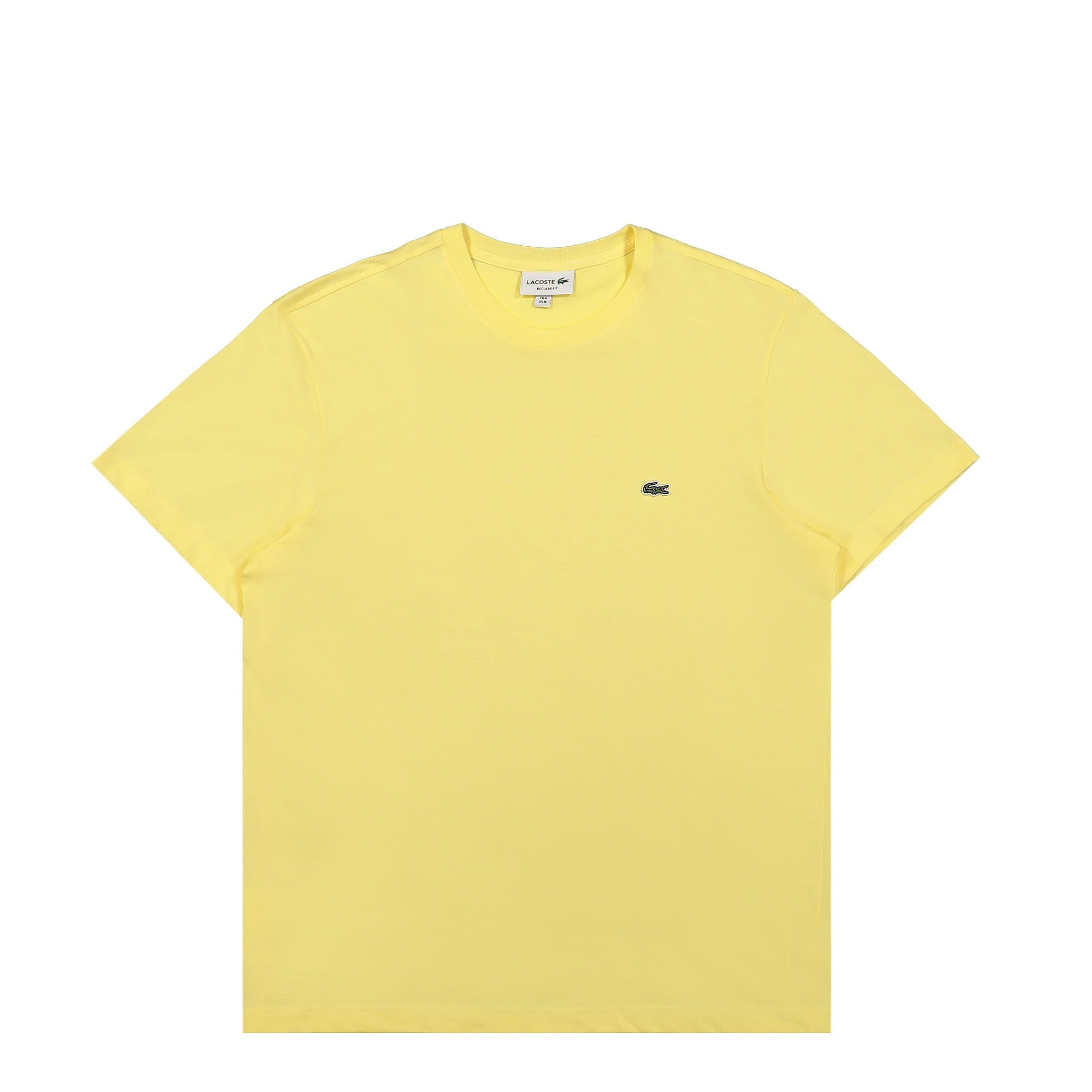 Lacoste Crew Neck Jersey T-Shirt Yellow T-Shirts TH2038-00 107 | Overkill