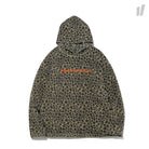 thisisneverthat T-Logo Fleece Hooded Sweatshirt Leopard Hoodies TN18FHS010 | Overkill