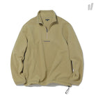 thisisneverthat DSN Fleece Half ZIPUP Beige Sweatshirts TN18FSW016 | Overkill
