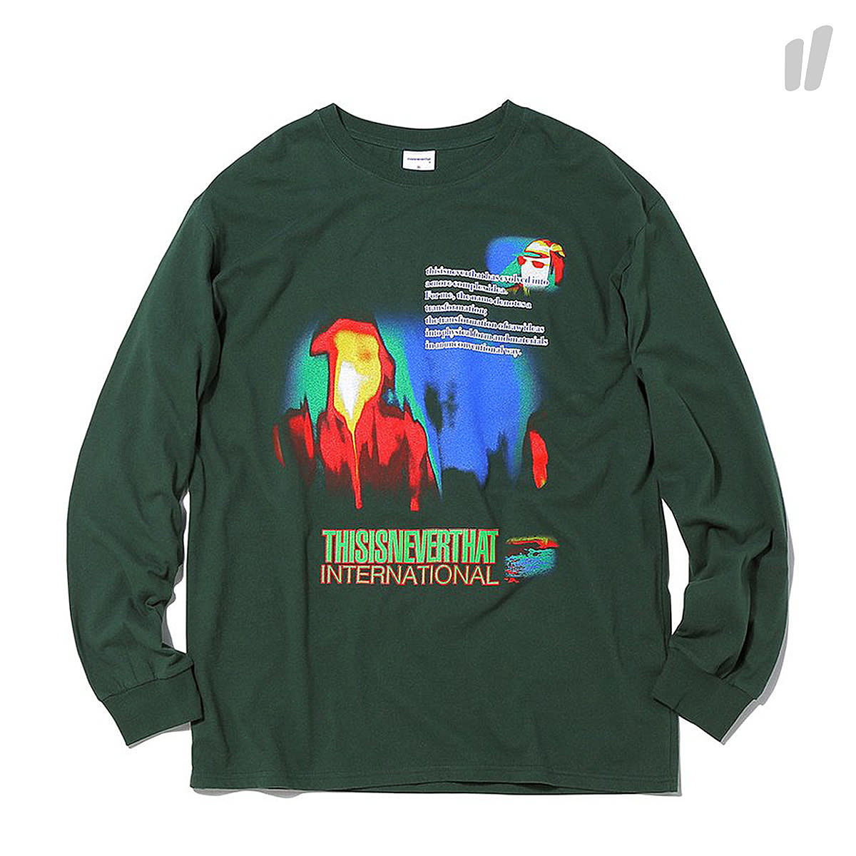 thisisneverthat ADVENTURER L/SL Top Forest Longsleeves TN18FTS001-FO | Overkill