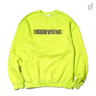 thisisneverthat CP Logo Crewneck Neon Lime Sweatshirts TN18SSW003EIL | Overkill