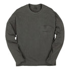 thisisneverthat T-Logo Pocket Longsleeve Top Charcoal Longsleeves TN19SLS011 | Overkill