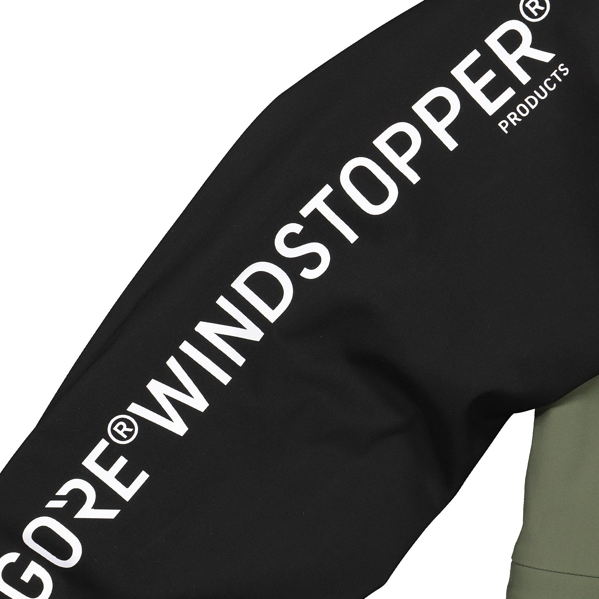 thisisneverthat GORE® WINDSTOPPER® CITY Jacket Olive windbreaker Detailfoto | Overkill