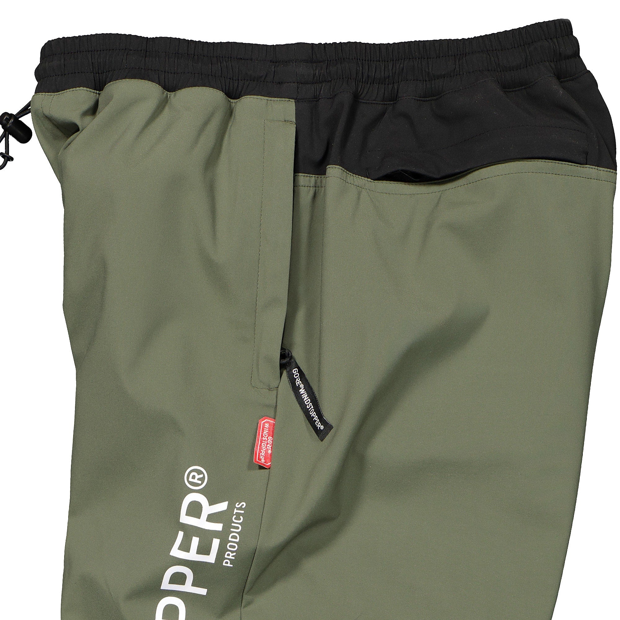 thisisneverthat GORE® WINDSTOPPER® CITY Pant Olive Sweat & Track Pants Detailfoto | Overkill