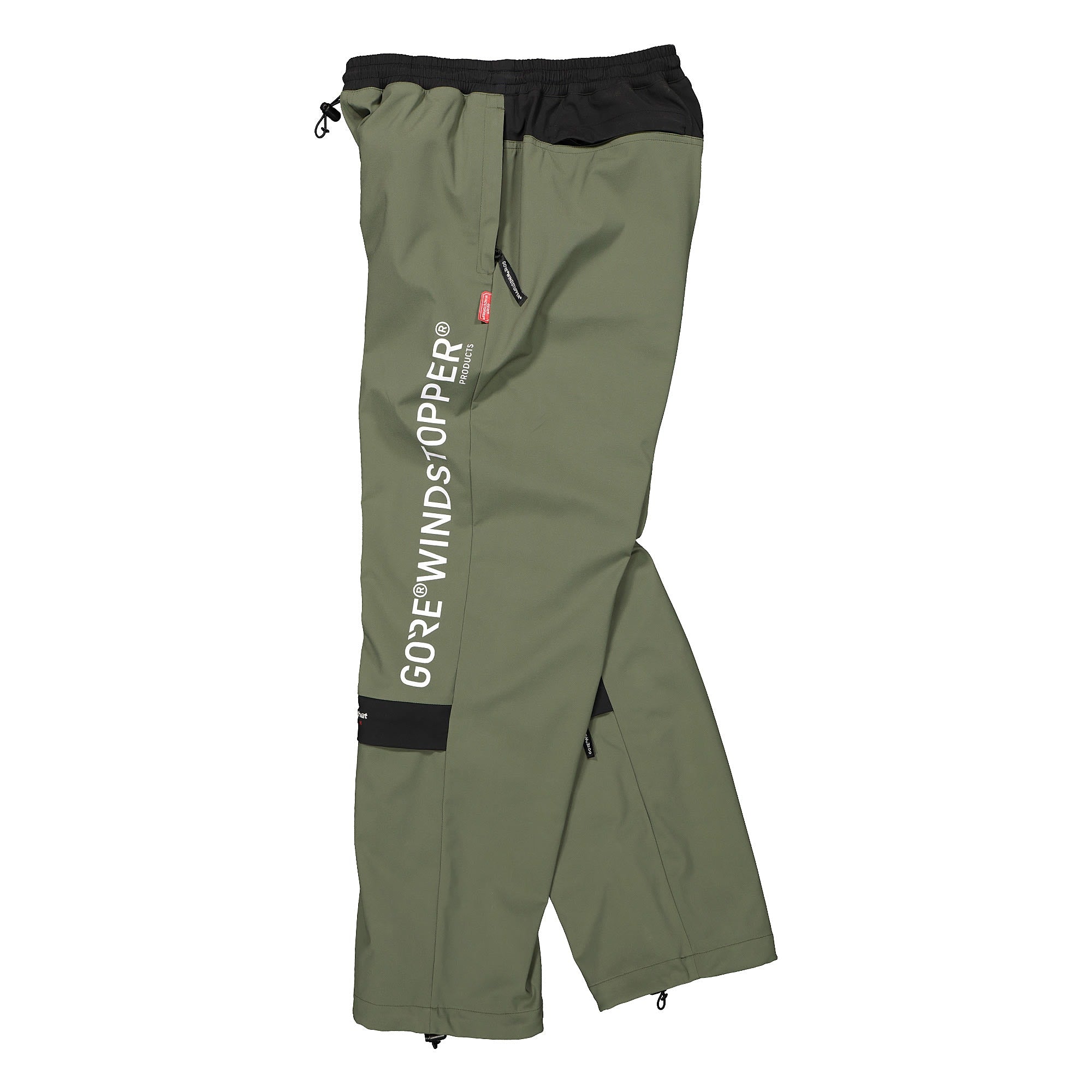 thisisneverthat GORE® WINDSTOPPER® CITY Pant Olive Sweat & Track Pants Close-up | Overkill