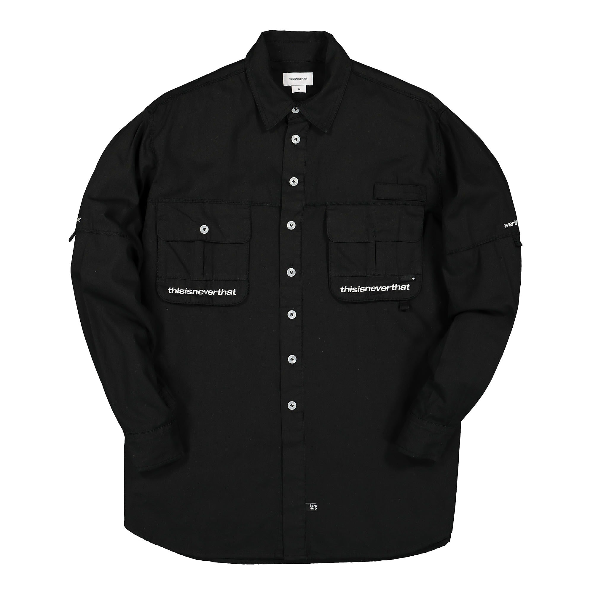 thisisneverthat Sports Fishing Shirt Black Shirts TN19SSH001 | Overkill