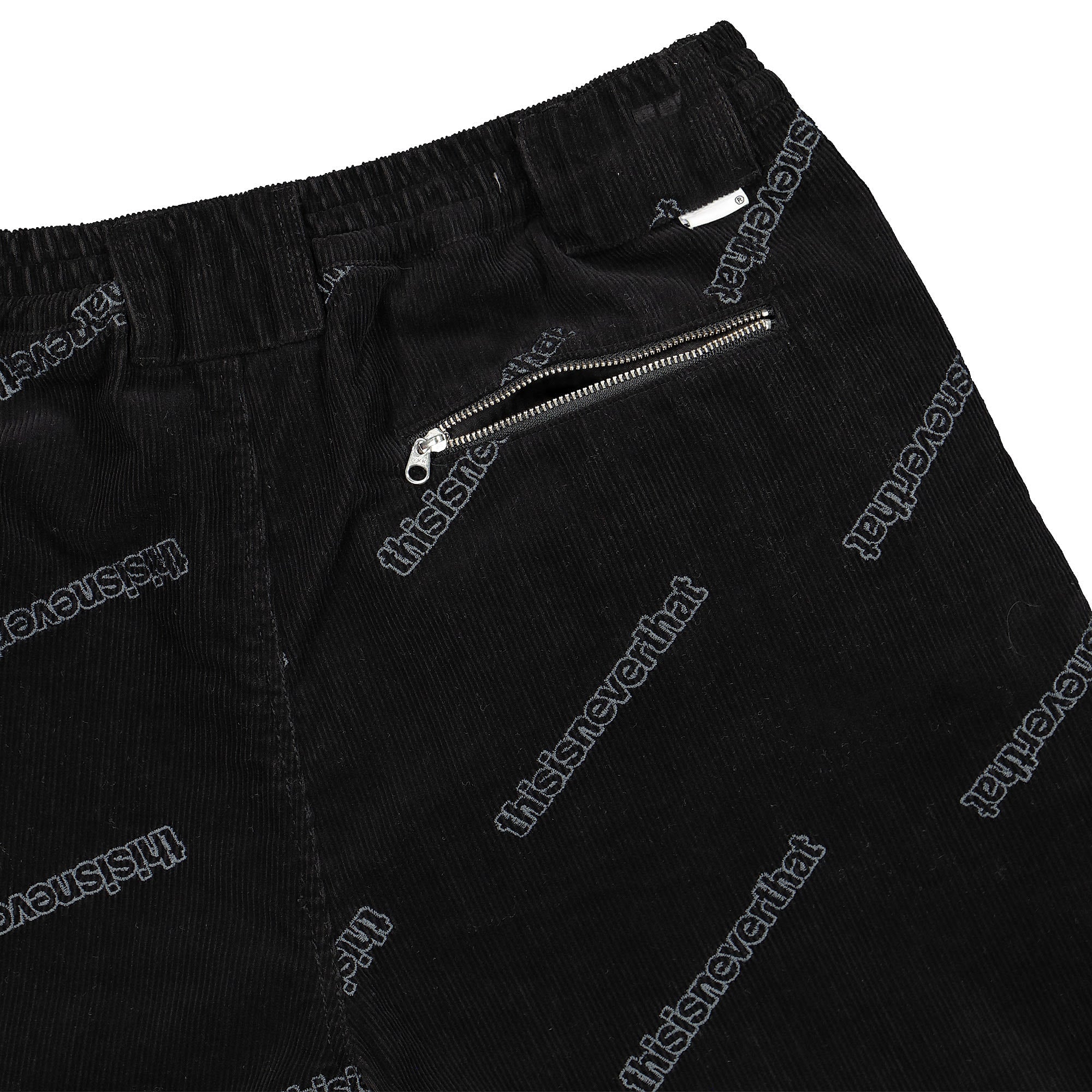 thisisneverthat T-Logo PT Short Black Shorts Detailfoto | Overkill