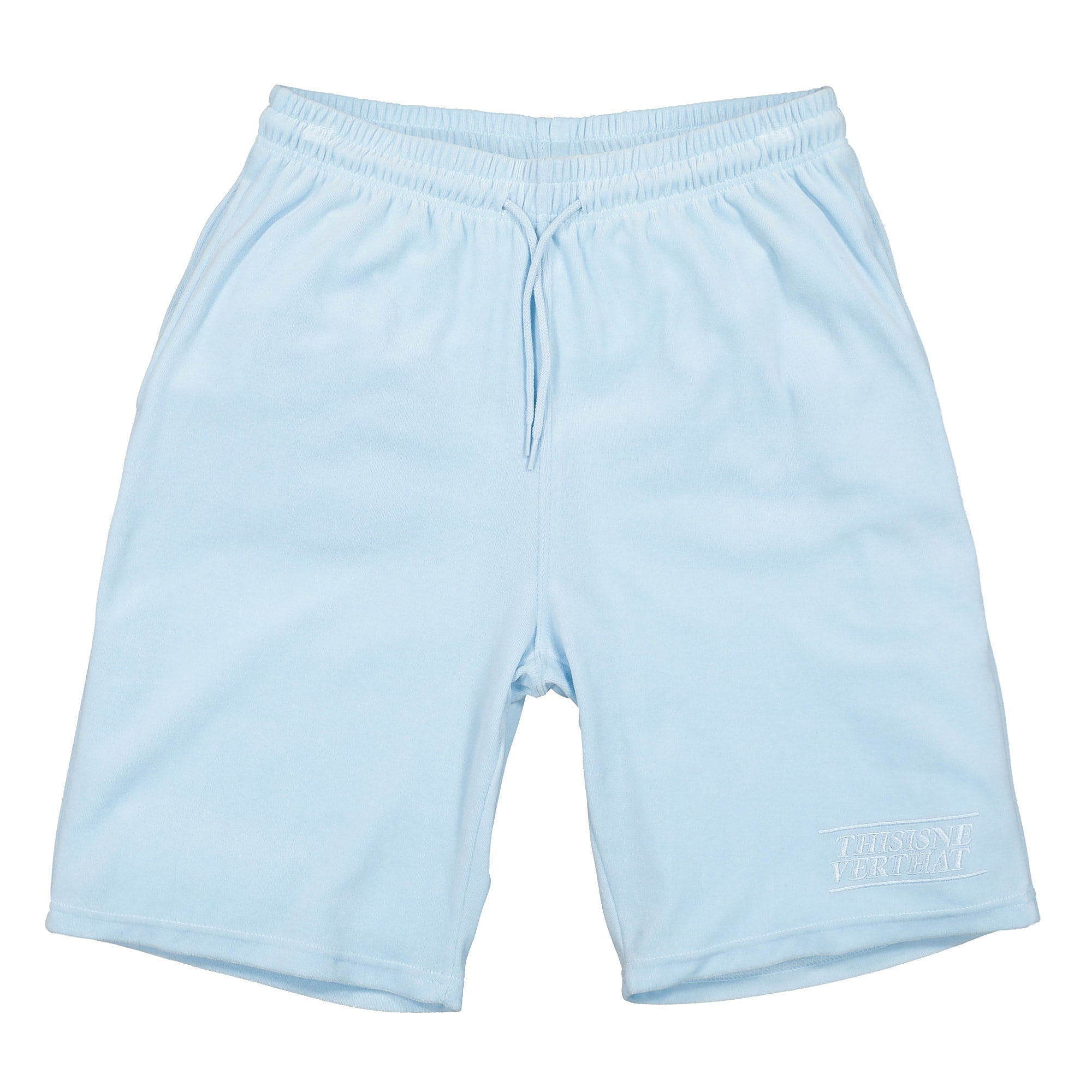 thisisneverthat Velour Short Sky Blue Shorts TN19SSO006 | Overkill