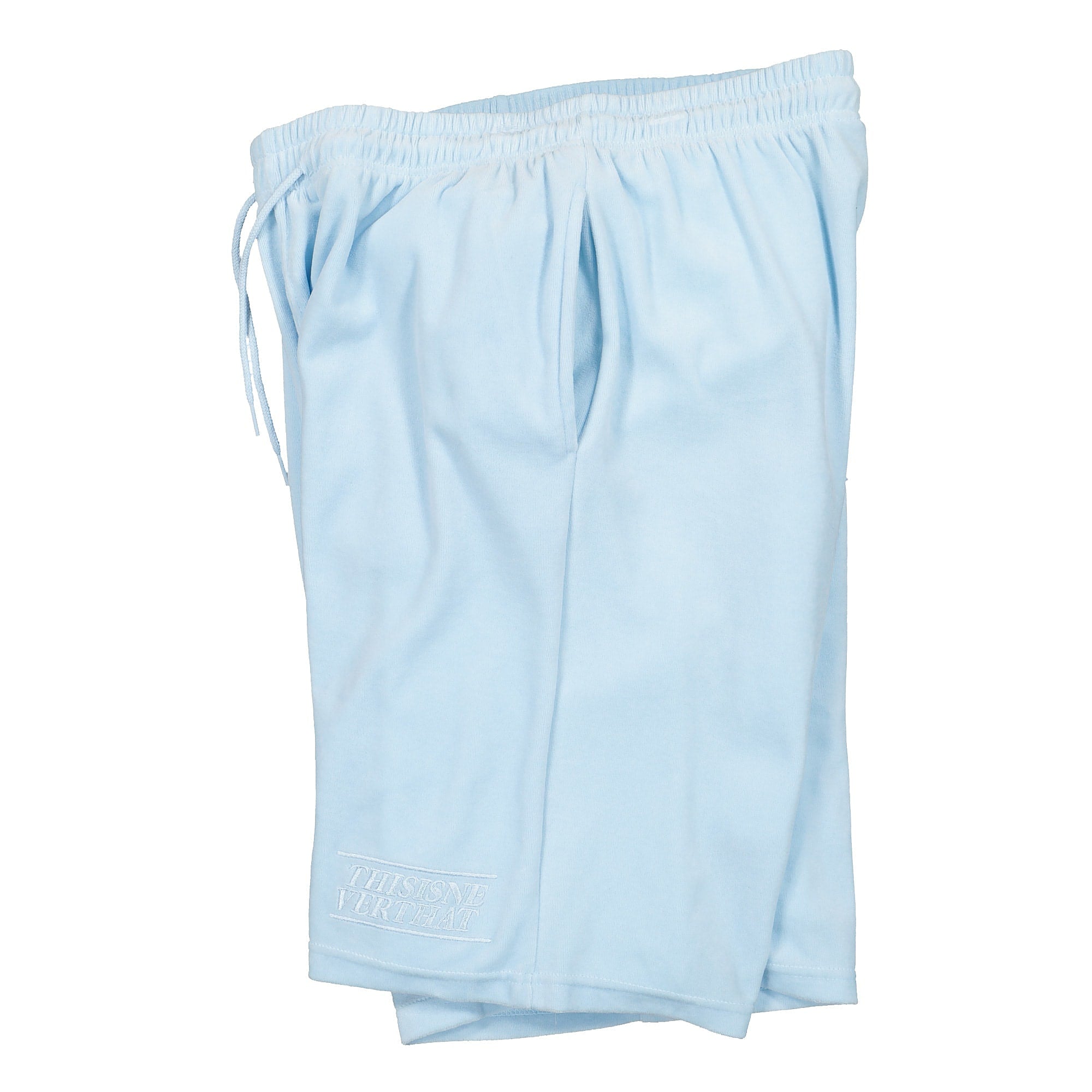 thisisneverthat Velour Short Sky Blue Shorts Detail view 1 | Overkill