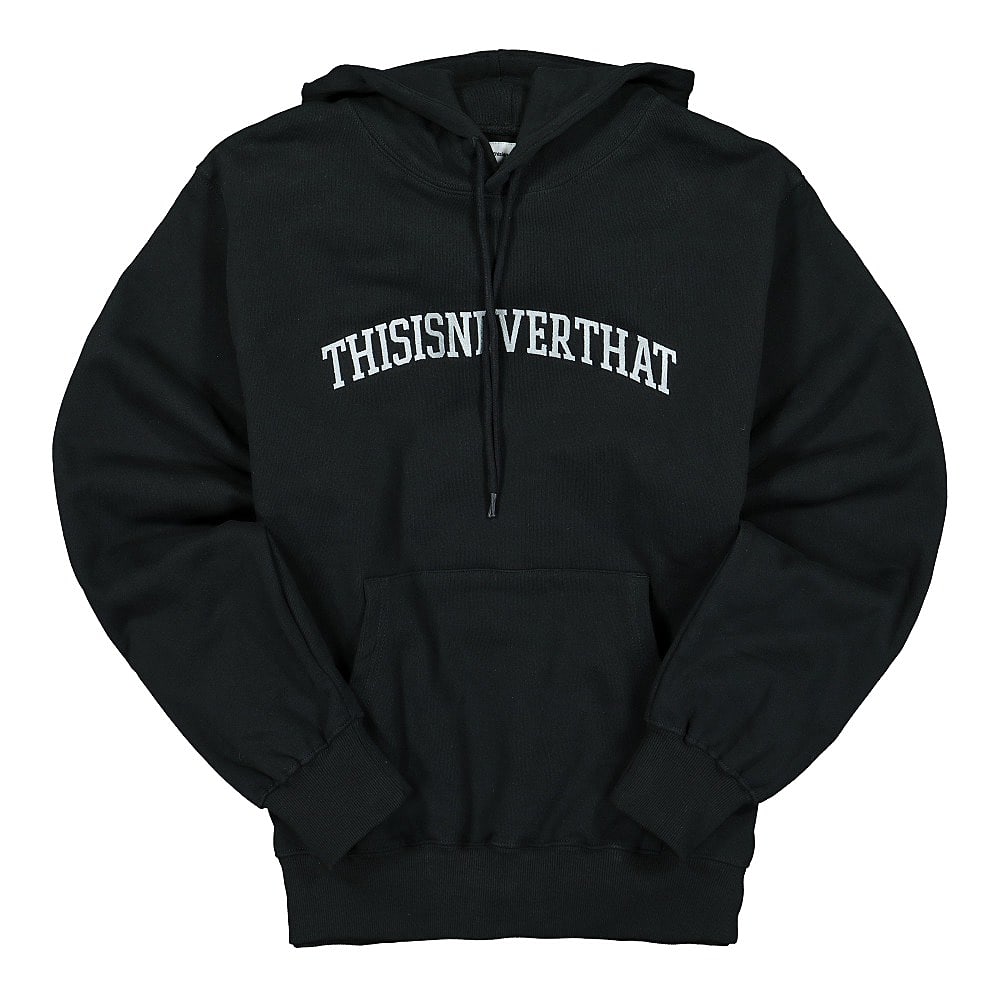 thisisneverthat ARC-Logo Hooded Sweatshirt Black Hoodies TN20FHS003 | Overkill
