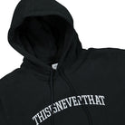 thisisneverthat ARC-Logo Hooded Sweatshirt Black Hoodies Close-up | Overkill