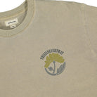thisisneverthat Overdyed Flower Longsleeve Top Beige Longsleeves Close-up | Overkill
