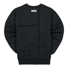 thisisneverthat CP-Paneled Crewneck Black Sweatshirts Material | Overkill