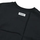 thisisneverthat CP-Paneled Crewneck Black Sweatshirts Detailfoto | Overkill