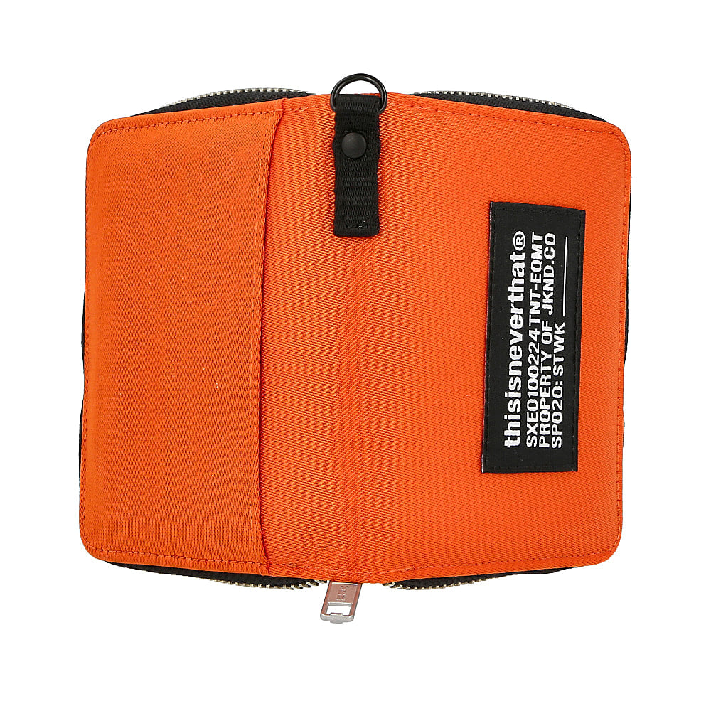 thisisneverthat CORDURA Satin Wallet Orange Wallets & Cases Close-up | Overkill